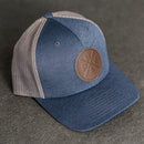 Leather Patch Performance Style Trucker Hat - PNW Stamp