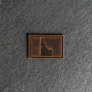 Idaho Leather Patches with Optional Hook and Loop Fastener