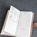 Cheery Mishaps -  Hunting Log with Buckle Closure - Leather Hunting Journal