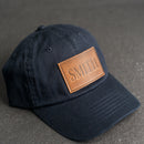 Personalized Leather Patch Unstructured Style Hat