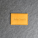 Personalized Leather Patches with Optional Hook Side Fastener - Blank Patches or Personalized with Logo, Image, or Text