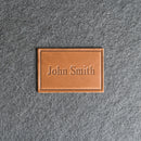 Personalized Leather Patches with Optional Hook Side Fastener - Blank Patches or Personalized with Logo, Image, or Text
