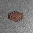 Personalized Leather Patches with Optional Hook Side Fastener - Blank Patches or Personalized with Logo, Image, or Text