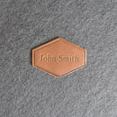 Personalized Leather Patches with Optional Hook Side Fastener - Blank Patches or Personalized with Logo, Image, or Text