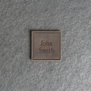 Personalized Leather Patches with Optional Hook Side Fastener - Blank Patches or Personalized with Logo, Image, or Text