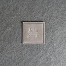 Personalized Leather Patches with Optional Hook Side Fastener - Blank Patches or Personalized with Logo, Image, or Text