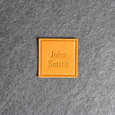 Personalized Leather Patches with Optional Hook Side Fastener - Blank Patches or Personalized with Logo, Image, or Text