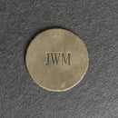 Personalized Leather Coasters -  Individual or Set of 4