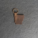 Arkansas Keychain | Personalized Premium Leather Keychain