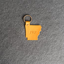 Arkansas Keychain | Personalized Premium Leather Keychain