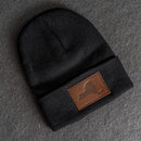 Best Beanie with Leather Patch Attached Online