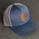 Leather Patch Performance Style Trucker Hat - PNW Stamp