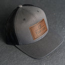 Buy Leather Patch Trucker Hat