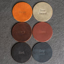 Coffee Stamp Leather Magnet