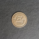 O Holy Night Leather Coasters - 4" Round or Square - Sold individually or as a Set of 4