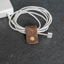 Leather Cord Wrap For Laptop Chargers