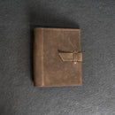 Personalized Leather 3-Ring Mini Binder