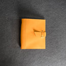 Personalized Leather 3-Ring Mini Binder
