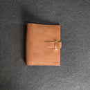 Personalized Leather 3-Ring Mini Binder