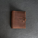 Personalized Leather 3-Ring Mini Binder
