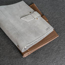 Personalized Leather 3-Ring Mini Binder