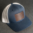 America’s 250th Anniversary Eagle Leather Patch Trucker Hat - Limited Edition