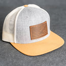 America’s 250th Anniversary Eagle Leather Patch Hat – Flat Bill Trucker Hat – Limited Edition