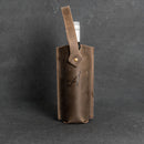 Personalized Leather Wine Bottle Tote