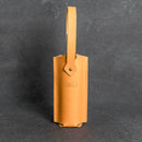 Personalized Leather Wine Bottle Tote