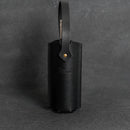 Personalized Leather Wine Bottle Tote