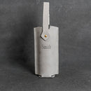 Personalized Leather Wine Bottle Tote