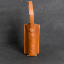 Personalized Leather Wine Bottle Tote