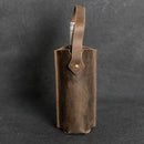 Personalized Leather Wine Bottle Tote