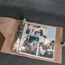Personalized Leather 3-Ring Photo Album with Photo Sleeves Included
