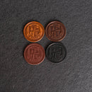 Buy Ox & Pine Shield Design Leather Challenge Coin