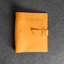 Personalized Leather 3-Ring Mini Photo Album with Photo Sleeves Included