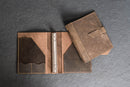 Personalized Leather 3-Ring Mini Binder