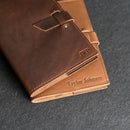 Personalized A5 Refillable Leather Journal