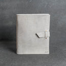 Classic 8x10 Personalized Leather Journal with Buckle Closure