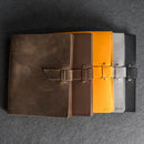 Classic 8x10 Personalized Leather Journal with Buckle Closure