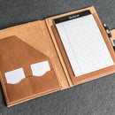 Personalized Leather Mini Padfolio