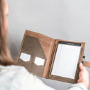 Personalized Leather Mini Padfolio