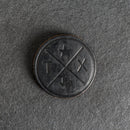 Texas Compass Leather Coasters - 4" Round - Sold individually or as a Set of 4