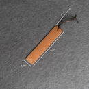 A book is a gift... - Leather Bookmark with Tassel