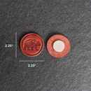 Coffee Stamp Leather Magnet
