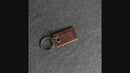 Classic Rectangle Leather Keychain | Personalized Premium Leather Keychain | Custom Key Fob | Leather Gift Handmade in the USA