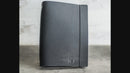 Refillable Personalized Leather Journal with Professional Elastic Closure