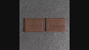 American Flag Leather Patches with Optional Hook and Loop Fastener
