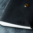 Personalized Leather Journal w/ Snap