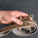 Classic Dog Leash - Personalized Leather Dog Leash